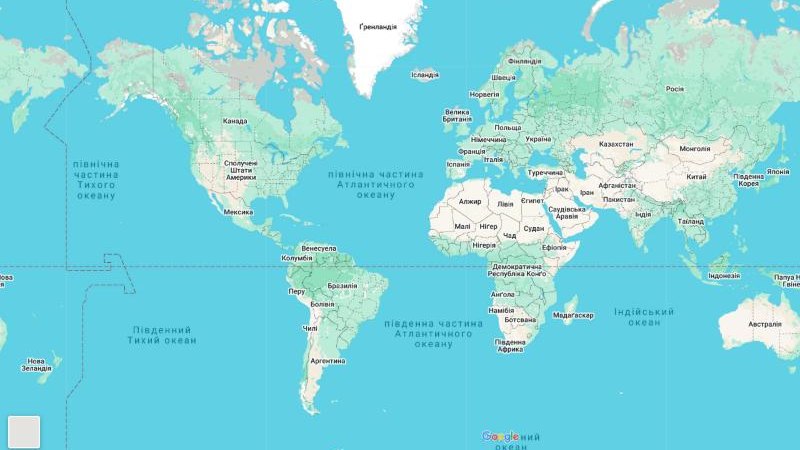 Карта світу Google